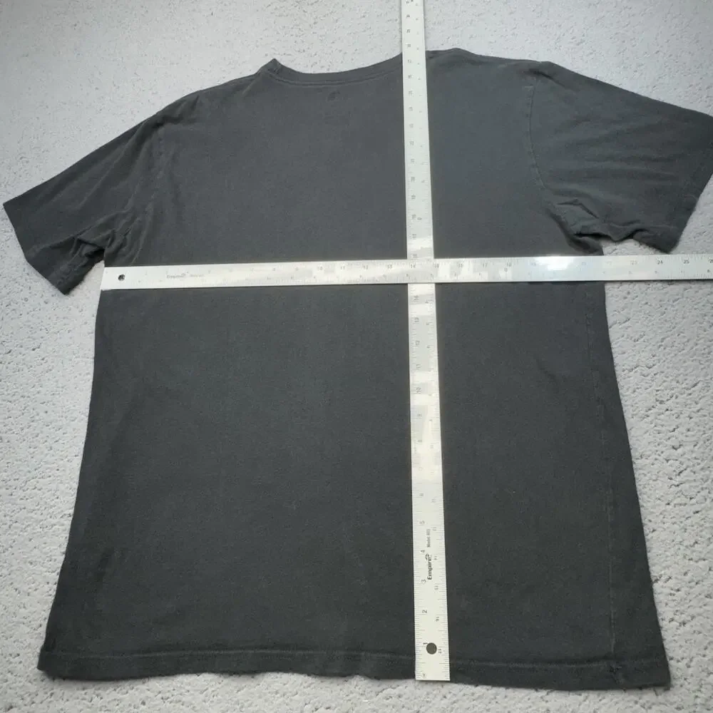 The North Face Shirt Mens Large Black Standard Fit Big Logo‎ Graphic T-Shirt Tee